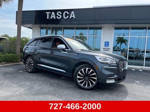 Blue Clearcoat 2020 Lincoln Aviator Black Label Grand Touring AWD