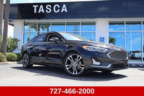 Agate Black 2019 Ford Fusion Titanium