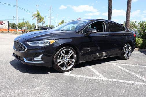 Agate Black 2019 Ford Fusion Titanium