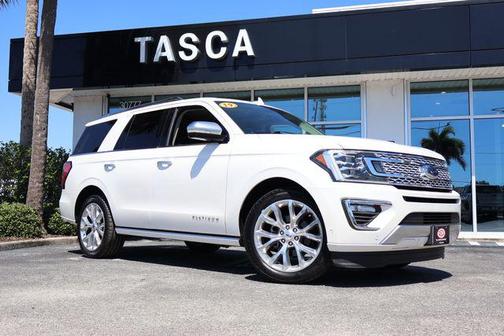White Platinum Clearcoat Metallic 2019 Ford Expedition Platinum