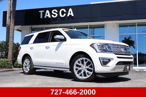 White Platinum Clearcoat Metallic 2019 Ford Expedition Platinum