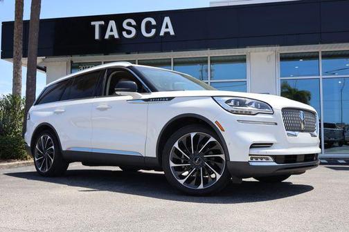 Pristine White Metallic Tri-Coat 2020 Lincoln Aviator Reserve AWD