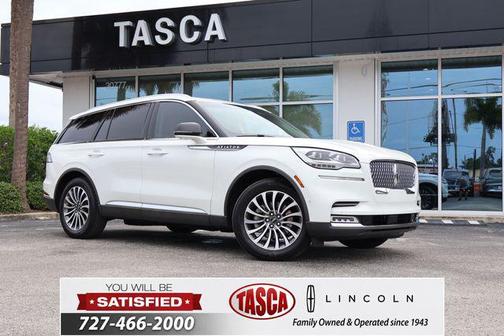 White 2022 Lincoln Aviator Reserve AWD