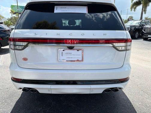 Pristine White Metallic Tri-Coat 2022 Lincoln Aviator Grand Touring AWD