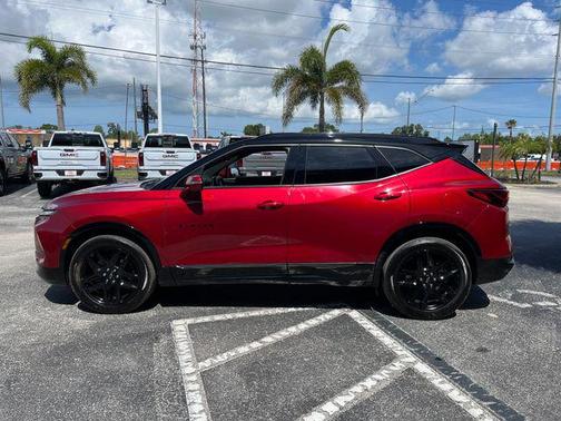 Radiant Red Tintcoat 2024 Chevrolet Blazer RS