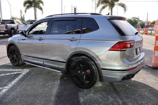 Silver Metallic 2023 Volkswagen Tiguan 2.0T SE R-Line Black