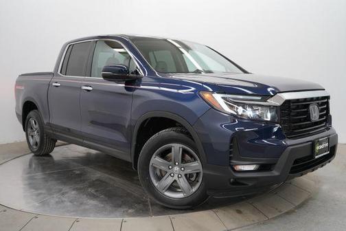 Obsidian Blue Pearl 2022 Honda Ridgeline RTL-E