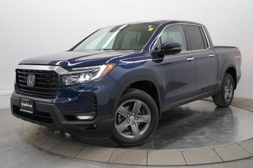 Obsidian Blue Pearl 2022 Honda Ridgeline RTL-E
