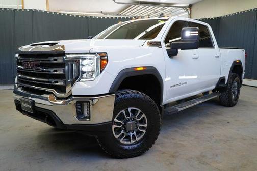 Summit White 2021 GMC Sierra 2500 SLE