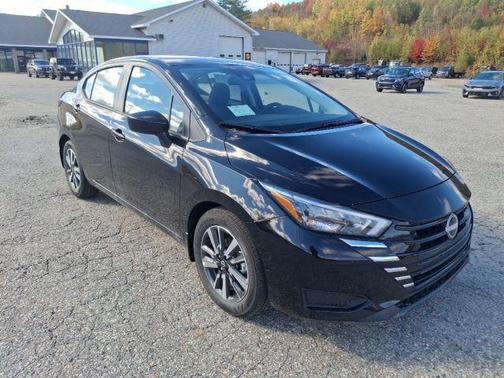 Black 2025 Nissan Versa 1.6 SV