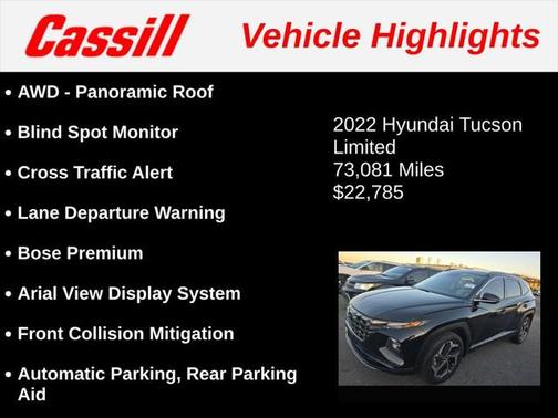 2022 Hyundai TUCSON Limited