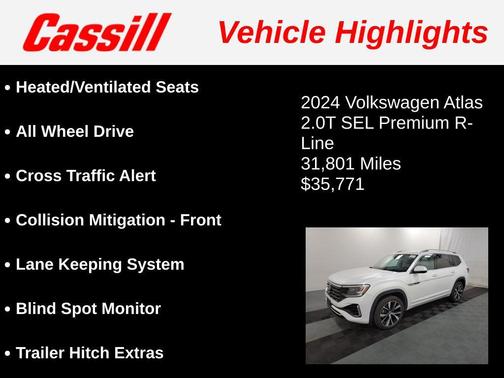 2024 Volkswagen Atlas 2.0T SEL Premium R-Line 4MOTION