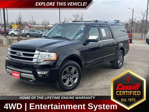 Shadow Black 2016 Ford Expedition EL Platinum