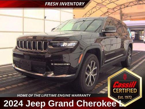 Diamond Black Crystal Pearlcoat 2024 Jeep Grand Cherokee L Limited