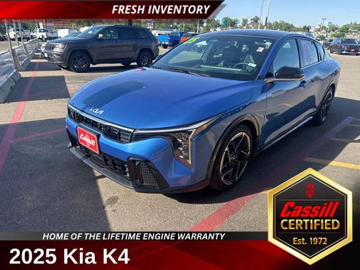 Wave Blue 2025 Kia K4 GT-Line