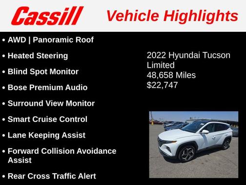 2022 Hyundai TUCSON Limited