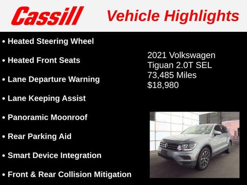 2021 Volkswagen Tiguan 2.0T SEL