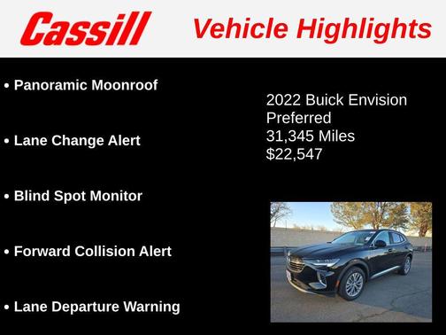 2022 Buick Envision FWD Preferred