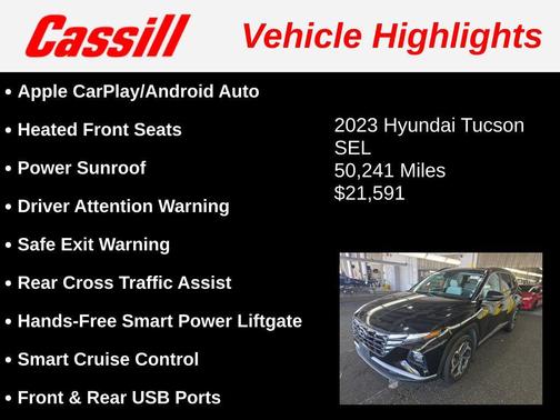 Phantom Black 2023 Hyundai TUCSON SEL
