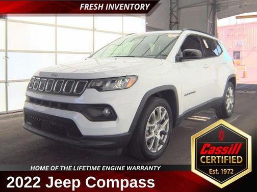 Bright White Clearcoat 2022 Jeep Compass Latitude Lux