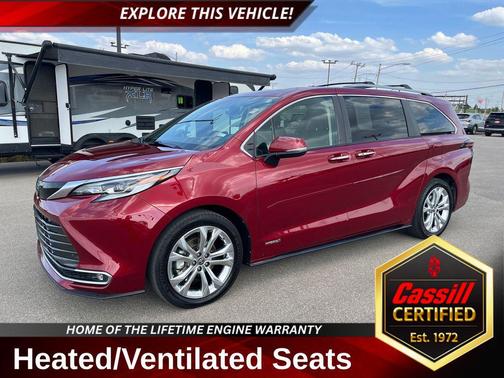2021 Toyota Sienna Platinum 7 Passenger