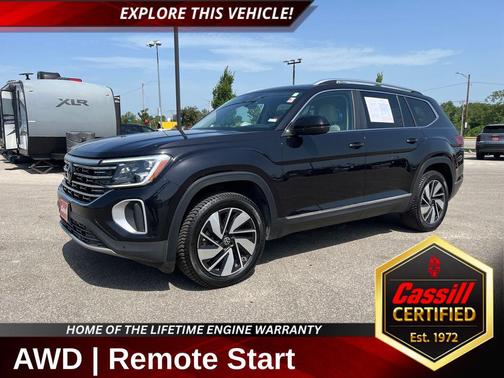 Deep Black 2024 Volkswagen Atlas 2.0T SEL