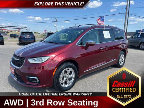 Velvet Red Pearlcoat 2021 Chrysler Pacifica Limited