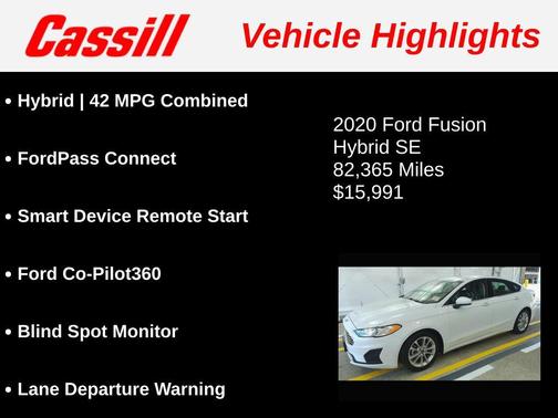 2020 Ford Fusion Hybrid SE