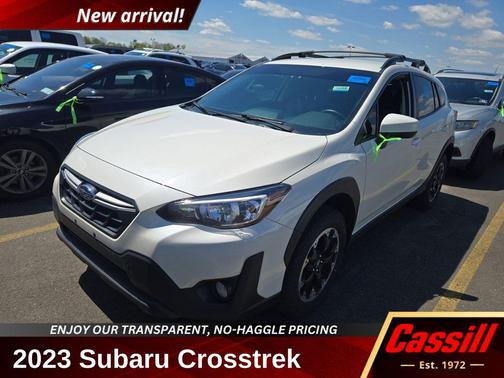 Crystal White Pearl 2023 Subaru Crosstrek Premium