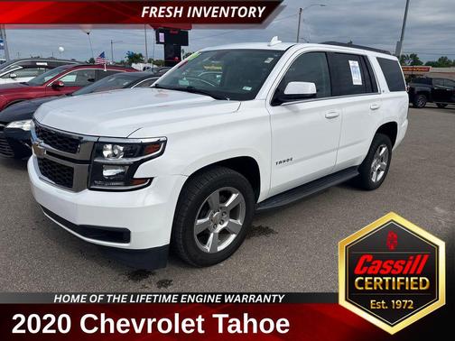 Summit White 2020 Chevrolet Tahoe LT
