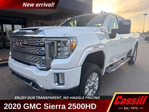 White Frost Tricoat 2020 GMC Sierra 2500 Denali
