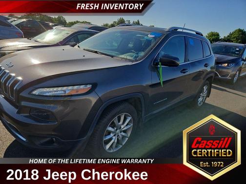 Granite Crystal Metallic Clearcoat 2018 Jeep Cherokee Limited