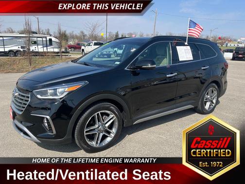 Becketts Black 2017 Hyundai SANTA FE Limited Ultimate