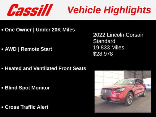2022 Lincoln Corsair Standard
