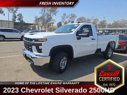 Summit White 2023 Chevrolet Silverado 2500 WT