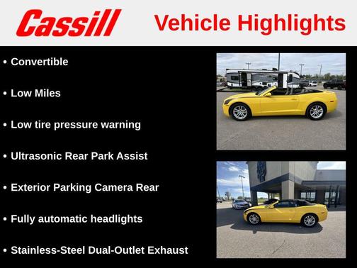 Rally Yellow 2013 Chevrolet Camaro 1LT
