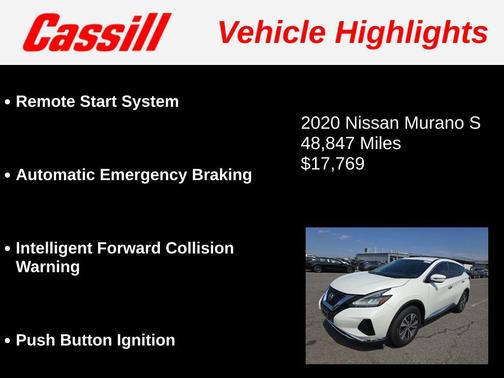 2020 Nissan Murano S FWD