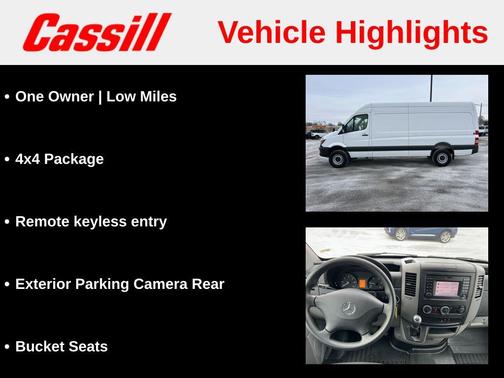 2018 Mercedes-Benz Sprinter 2500 Cargo 170 WB