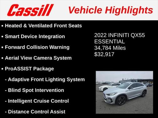 2022 INFINITI QX55 ESSENTIAL