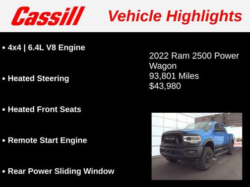Hydro Blue Pearlcoat 2022 RAM 2500 Power Wagon