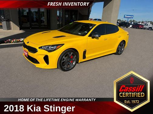 Sunset Yellow 2018 Kia Stinger GT