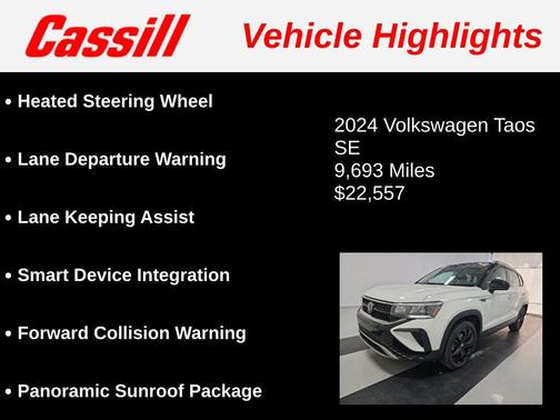 2024 Volkswagen Taos 1.5T SE