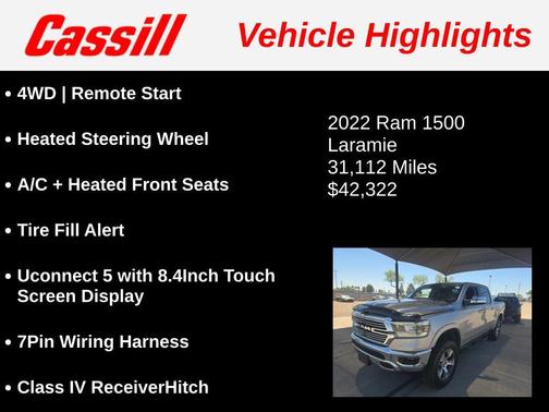 Billet Silver Metallic Clearcoat 2022 RAM 1500 Laramie