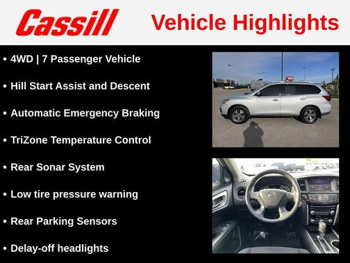 Brilliant Silver Metallic 2020 Nissan Pathfinder S 4WD