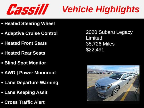 2020 Subaru Legacy Limited