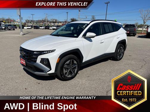 Serenity White Pearl 2025 Hyundai TUCSON SEL Convenience