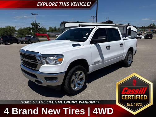 Bright White Clearcoat 2023 RAM 1500 Big Horn/Lone Star