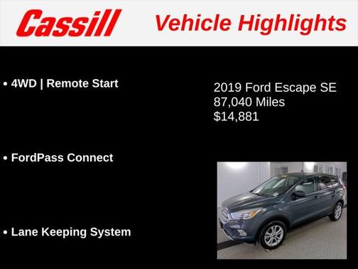 2019 Ford Escape SE