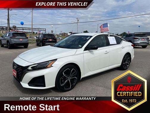 Pearl White Tricoat 2025 Nissan Altima SR FWD