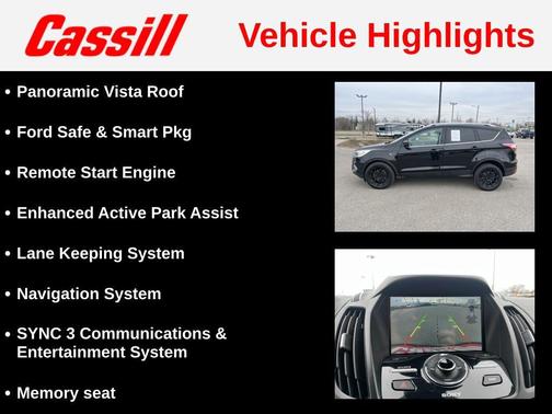 Shadow Black 2018 Ford Escape Titanium